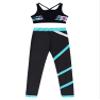 YEAHDOR Kids Girls 2 Pcs Sport Outfit Crop Top with Leggings Set Gymnastics Dance Athletic Outfits Lily 12 Years view 4