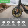 Felixstory 10x2.0 Off road Solid tire, Replaceable 10x2/54-152 10x2.125 OEM Tires, Fit for TurboAnt X7 Pro X7 Max Gotrax G4 G Max Ultra Electric Scooter, 10 Inch Front Rear Tubeless Tire Yellow 2pcs view 2