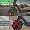 Felixstory 10x2.0 Off road Solid tire, Replaceable 10x2/54-152 10x2.125 OEM Tires, Fit for TurboAnt X7 Pro X7 Max Gotrax G4 G Max Ultra Electric Scooter, 10 Inch Front Rear Tubeless Tire Yellow 2pcs view 4