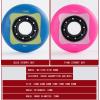 JHKJ 8 Pack Hardness 83A Inline Wheels 64MM 68MM 70MM 72MM 76MM 80MM with MG608 Bearings Inline Replacement Wheels,Pink Starry Sky,72mm view 3