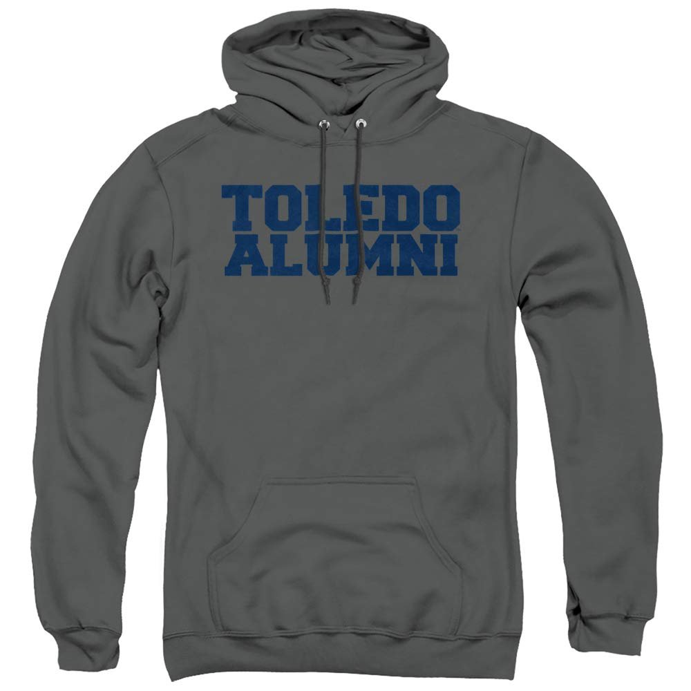 University of Toledo Official Alumni Unisex Adult Pull-Over Hoodie, Charcoal, Medium