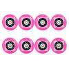 JHKJ 8 Pack Hardness 83A Inline Wheels 64MM 68MM 70MM 72MM 76MM 80MM with MG608 Bearings Inline Replacement Wheels,Pink Starry Sky,76mm view 1
