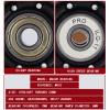 JHKJ 8 Pack Hardness 83A Inline Wheels 64MM 68MM 70MM 72MM 76MM 80MM with MG608 Bearings Inline Replacement Wheels,Pink Starry Sky,76mm view 4