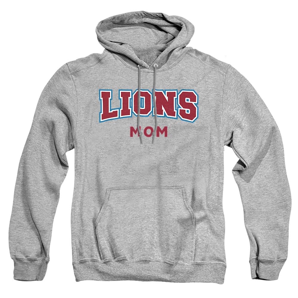 Loyola Marymount University Official Mom Unisex Adult Pull-Over Hoodie, Athletic Heather, 2X-Large