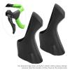 1Pair Brake Lever Handle Sleeves Protector Bicycle Handlebar Grips End Grips Rubber Folding Bicycle Handle Sleeve Good for Outdoor Handle Covers for Lever Handles (Black) view 4
