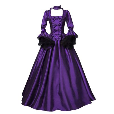 Medieval Renaissance Costumes Marie Antoinette Costume Dress Rococo Victorian Period Ball Gown Viking Cosplay Women