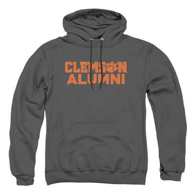 Clemson University Official Alumni Unisex Adult Pull-Over Hoodie, Charcoal, 2X-Large