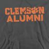 Clemson University Official Alumni Unisex Adult Pull-Over Hoodie, Charcoal, 2X-Large view 2