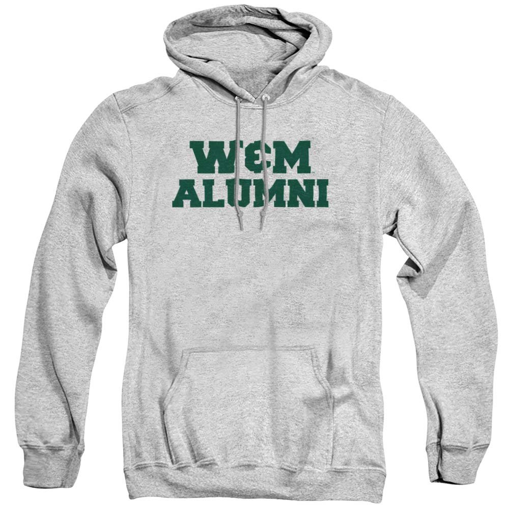 College of William and Mary Official Alumni Unisex Adult Pull-Over Hoodie, Athletic Heather, 2X-Large