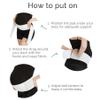 NeoTech Care Adjustable Maternity Belt - Light and Breathable Pregnancy Belly Support Band for Pregnant Women (White, Regular Size) view 3