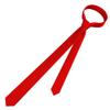 Branduce Men's Red Ties Skinny Ties For Men Solid Pure Color 1.58" (4CM) Plain Slim Necktie (TA07-01) view 4