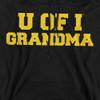 University of Iowa Official Grandma Unisex Adult Pull-Over Hoodie, Black, 2X-Large view 2