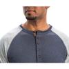 Beretta Men's Scout Performance Relaxed Fit High-Performance Henley Shirt, Ebony Mel & Grey Mel, XX-Large view 2