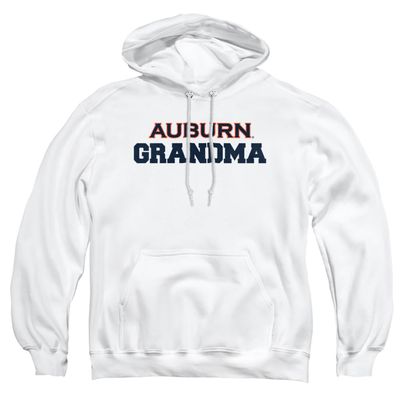 Auburn University Official Grandma Unisex Adult Pull-Over Hoodie, White, Medium