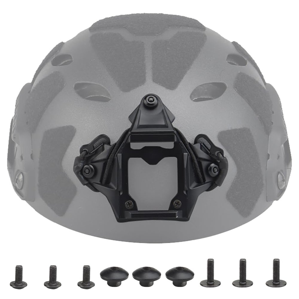 Fast Tactical Helmet NVG Shroud Goggles Sports Camera Mount Bracket Base for ACH/MICH/OPS-Core Helmet (Black)