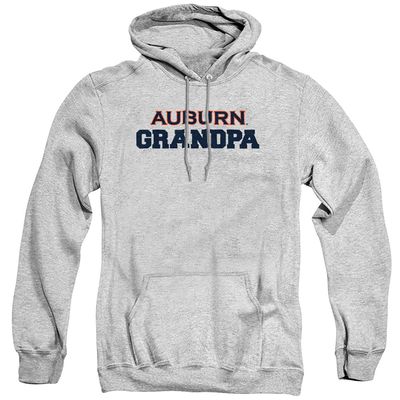 Auburn University Official Grandpa Unisex Adult Pull-Over Hoodie, Athletic Heather, 2X-Large