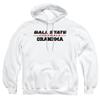 Ball State University Official Grandma Unisex Adult Pull-Over Hoodie, White, 2X-Large view 1