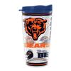 Rico Industries NFL Football Chicago Bears Double Wall 16oz Tritan Tumbler view 1
