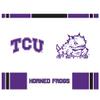 Rico Industries NCAA TCU Horned Frogs Double Wall 16oz Tritan Tumbler view 2