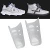 Barber Shoe Covers Hair Proof Reusable Shoe Protectors for Hair Salon Thick Translucent Silicone Non Slip Flexible Fit Clear 1 Pair view 2