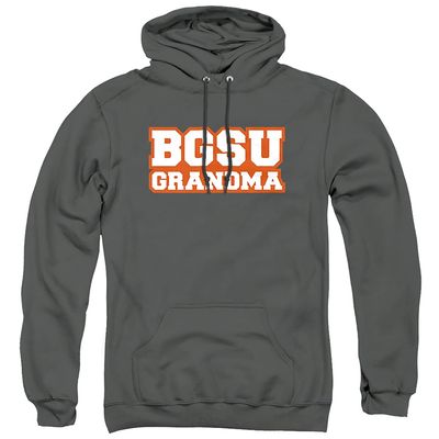 Bowling Green State University Official Grandma Unisex Adult Pull-Over Hoodie, Charcoal, X-Large