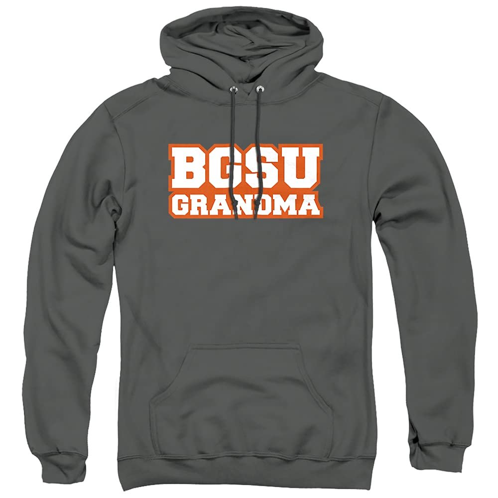 Bowling Green State University Official Grandma Unisex Adult Pull-Over Hoodie, Charcoal, X-Large