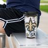 Rico Industries NFL Football New Orleans Saints Double Wall 16oz Tritan Tumbler view 3