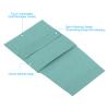 PATIKIL 8x8cm Jewelry Pouches with Band, 10 Pack Microfiber Jewelry Pouches Portable Soft Storage for Necklace Bracelet Earring Watch Rings Brooch, Light Green view 3
