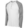 Beretta Men's Scout Performance Relaxed Fit High-Performance Henley Shirt, White & Grey Mel, 3X-Large