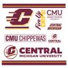 Rico Industries NCAA Central Michigan Chippewas Double Wall 16oz Tritan Tumbler view 2