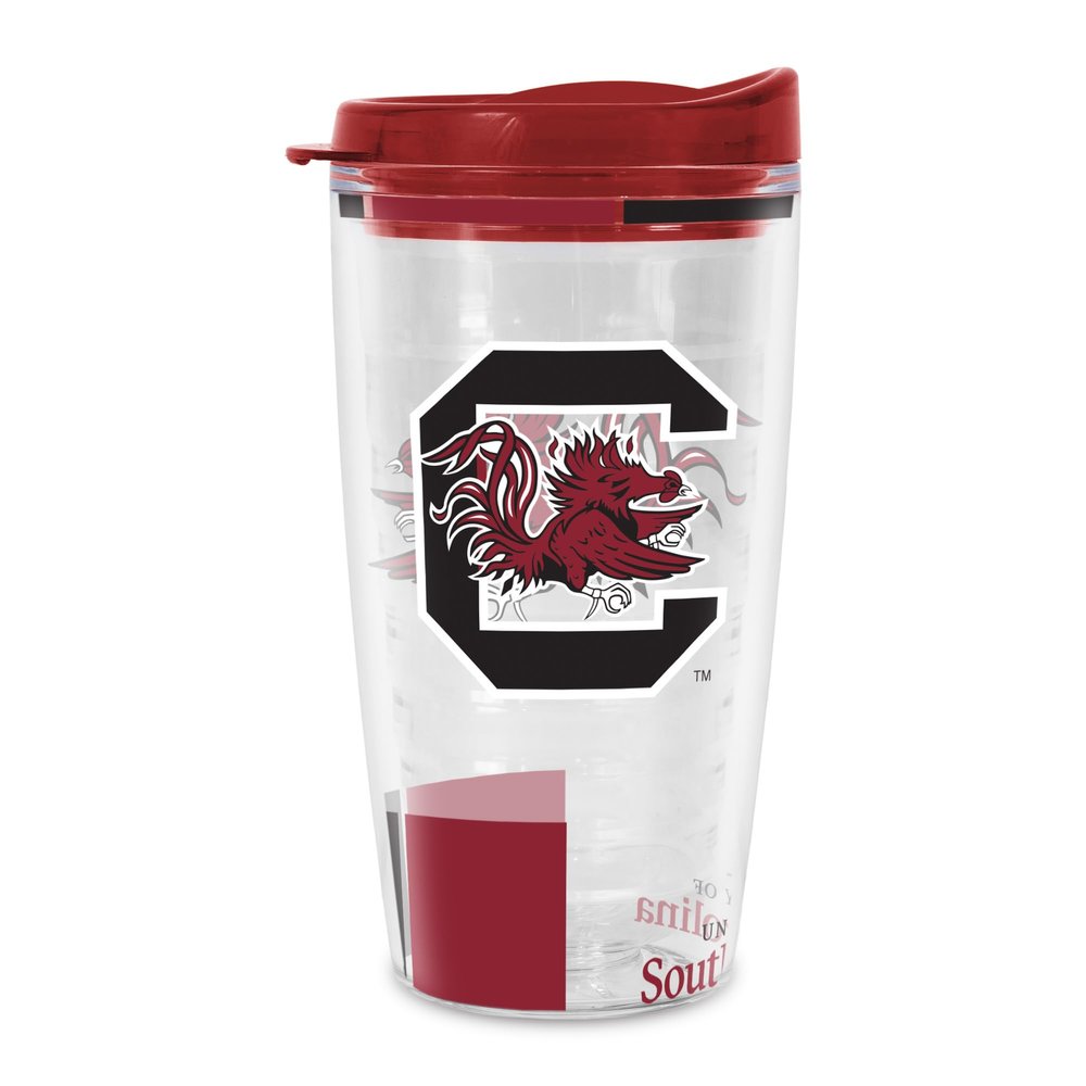 Rico Industries NCAA South Carolina Gamecocks Double Wall 16oz Tritan Tumbler