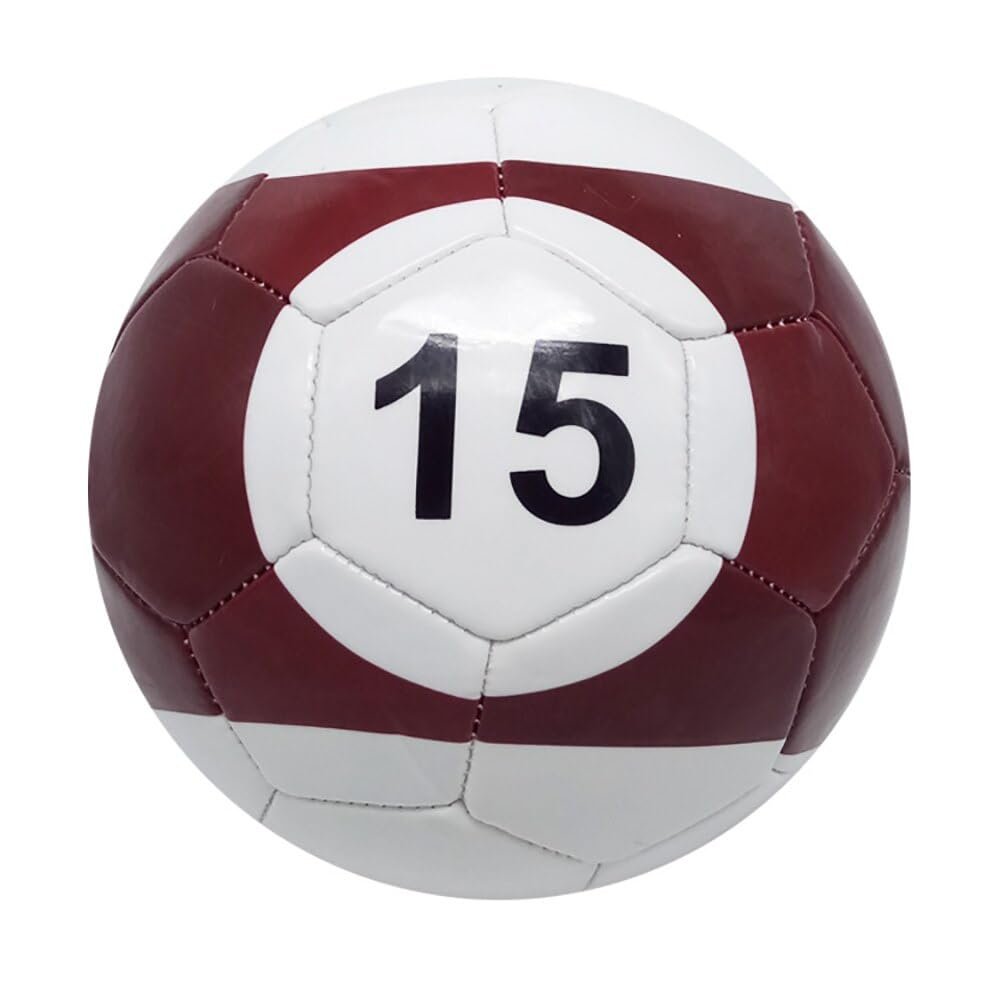 #4 Billiard Soccer Ball Gaint Snookball Snook Ball Snooker Street Soccer Ball Game Huge Billiards Pool Football Sport Toy Poolball Number 15