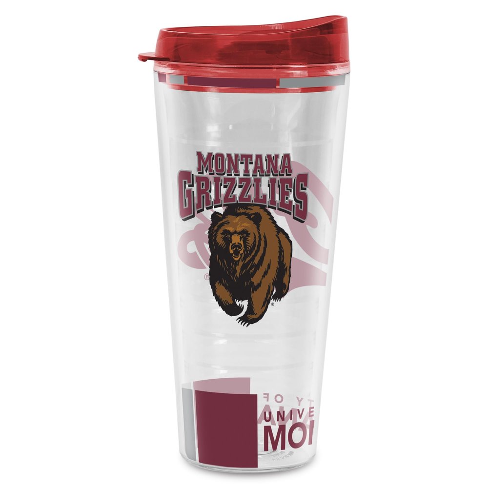 Rico Industries NCAA Montana Grizzlies Double Wall 20oz Tritan Tumbler