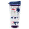 Rico Industries NFL Football New England Patriots Double Wall 20oz Tritan Tumbler view 1