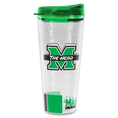 Rico Industries NCAA Marshall Thundering Herd Double Wall 20oz Tritan Tumbler