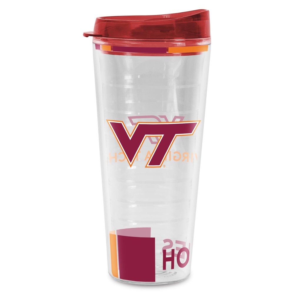 Rico Industries NCAA Virginia Tech Hokies Double Wall 20oz Tritan Tumbler