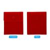 PATIKIL 10x8.5cm Jewelry Pouches with Snap Button, 6 Pack Velvet Jewelry Pouches Portable Soft Storage for Necklace Bracelet Earring Watch Rings Brooch, Red view 4