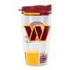 Rico Industries NFL Football Washington Commanders Double Wall 16oz Tritan Tumbler view 1