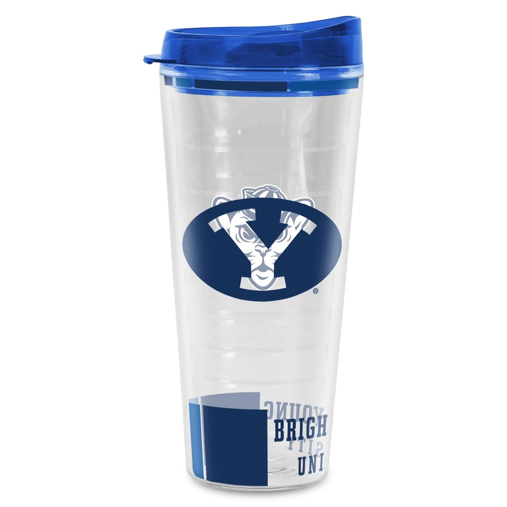 Rico Industries NCAA BYU Cougars Double Wall 20oz Tritan Tumbler