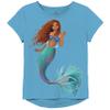 Disney The Little Mermaid Movie Ariel Short Sleeve T-Shirt Turquoise view 1