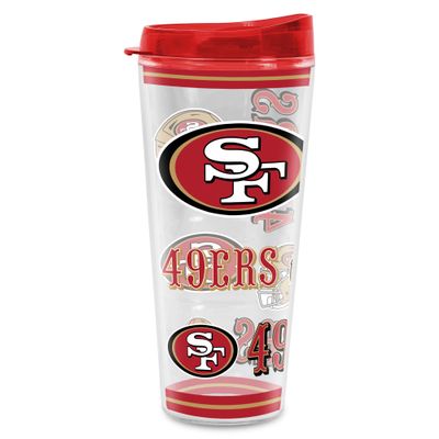 Rico Industries NFL Football San Francisco 49ers Double Wall 20oz Tritan Tumbler