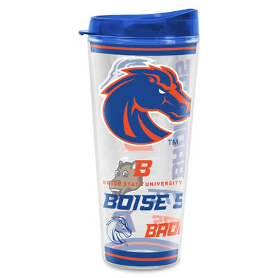 Rico Industries NCAA Boise State Broncos Double Wall 20oz Tritan Tumbler
