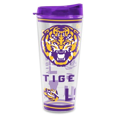 Rico Industries NCAA LSU Tigers Double Wall 20oz Tritan Tumbler