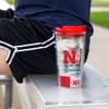 Rico Industries NCAA Nebraska Cornhuskers Double Wall 16oz Tritan Tumbler view 3