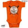 Take Me Out to The Ball Game Baby Apparel for BAL Baseball Fans (NB-18M) (Orange Onesie, 18 Months) view 2