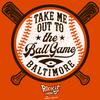 Take Me Out to The Ball Game Baby Apparel for BAL Baseball Fans (NB-18M) (Orange Onesie, 18 Months) view 4