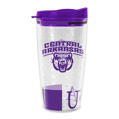 Rico Industries NCAA Central Arkansas Bears Double Wall 16oz Tritan Tumbler