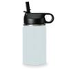 LaserGram Personalized Water Bottle, Hockey Player Man, Stainless Steel Double Wall Vacuum Insulated with Flip Top Straw, Custom Engraved Gift (12oz / 335ml Light Blue) view 2