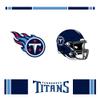 Rico Industries NFL Football Tennessee Titans Double Wall 20oz Tritan Tumbler view 2