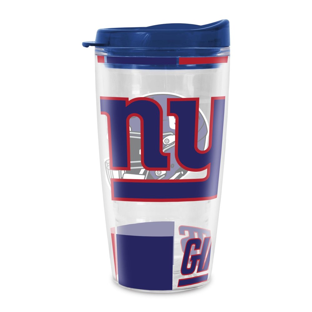 Rico Industries NFL Football New York Giants Double Wall 16oz Tritan Tumbler